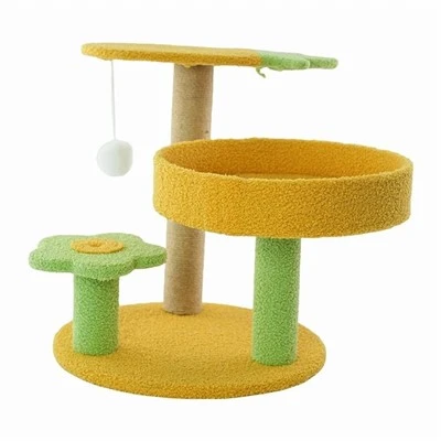 Donut Plush Cat Bed