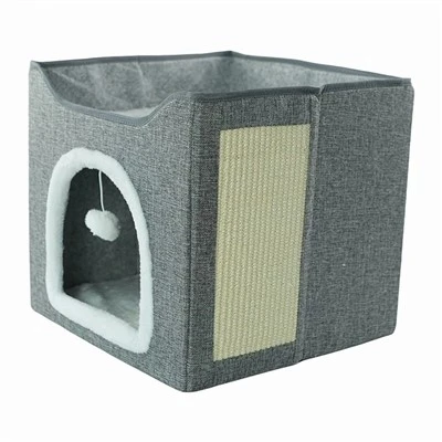 Wool Cat Cave Bed